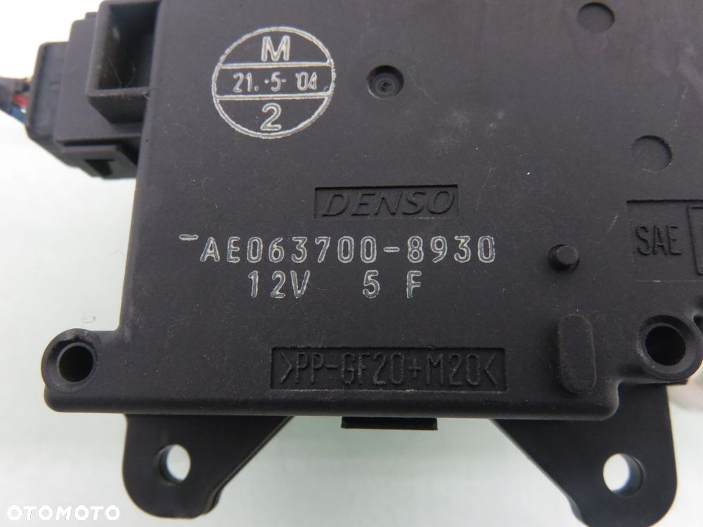 SILNICZEK KLAPKI NAWIEWU TOYOTA COROLLA E12 AE0637008930 - 6