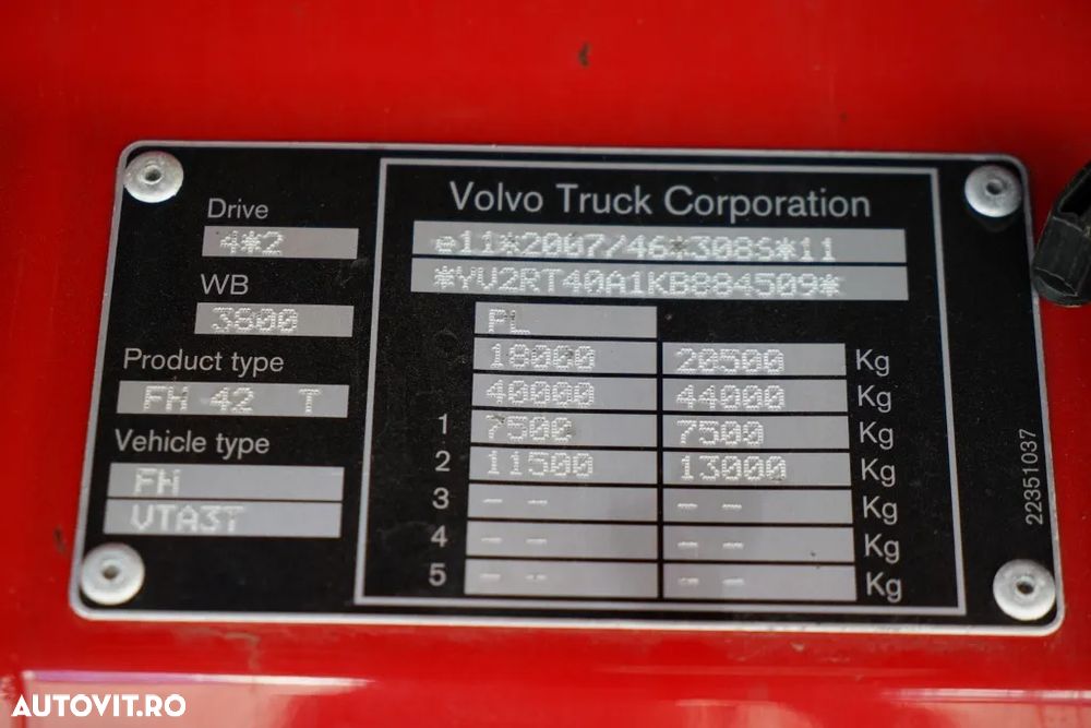 Volvo FH 500 / HIDRAULICĂ / I-SHIFT / EURO 6 - 38