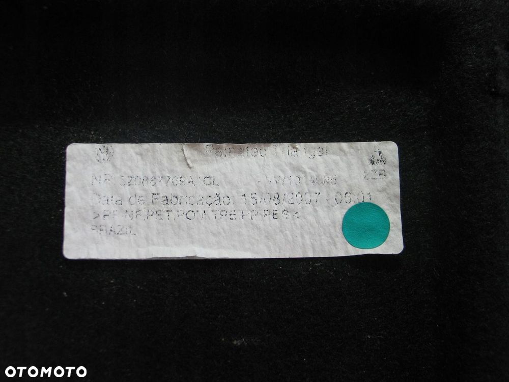 polka bagaznika vw fox 5Z0867769A oryginal - 8