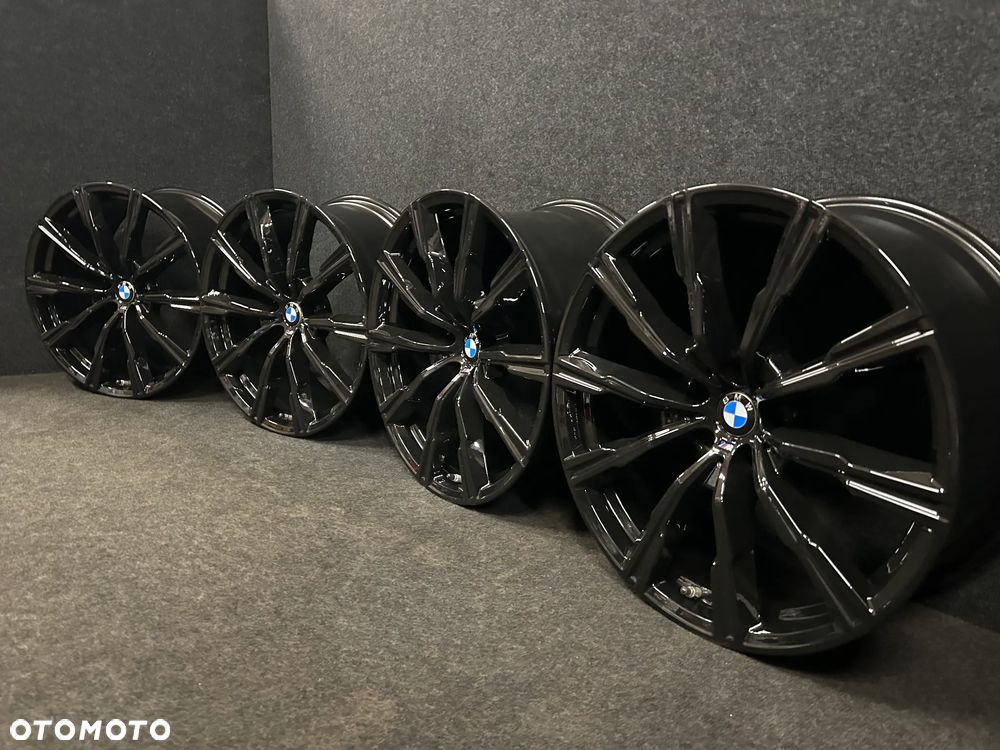 Alufelgi BMW X5 G05, X6 G06, X3 G01 20 cali 5x120 4szt. Czarne z czujnikami! - 1