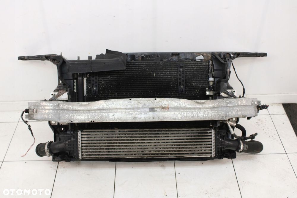 audi a4 b8 07r- pas przedni chłodnice komplet 2.0 tdi automat - 1