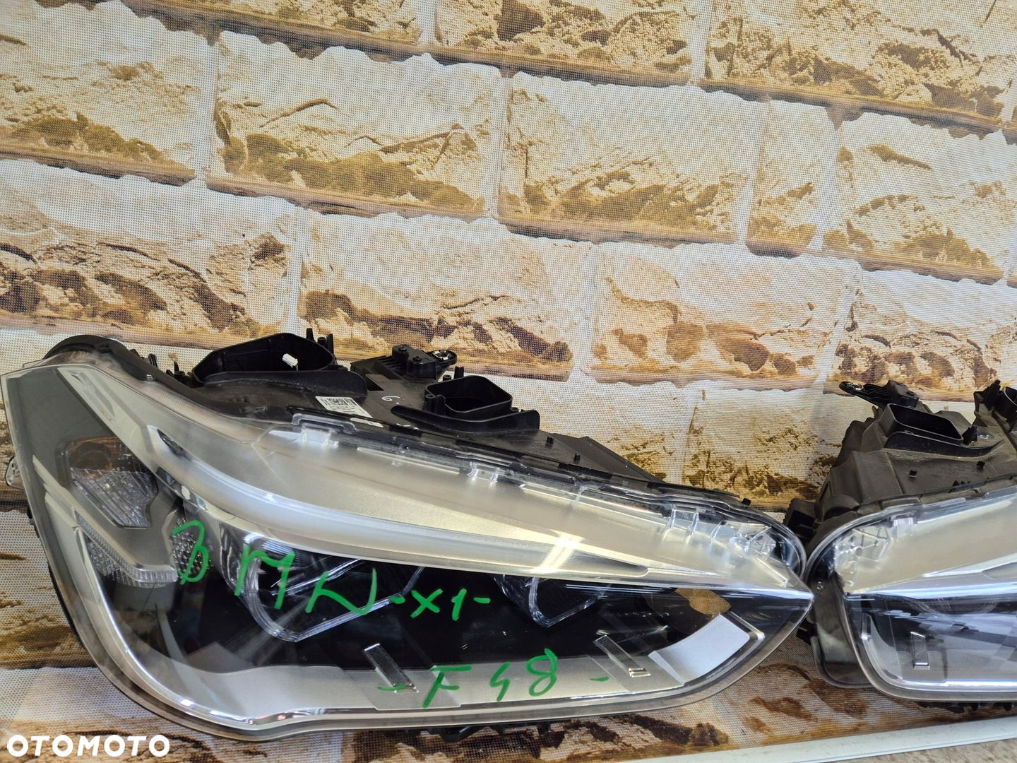 bmw x1 f48 full led lewa /prawa lampa europejska na wentylator - 15