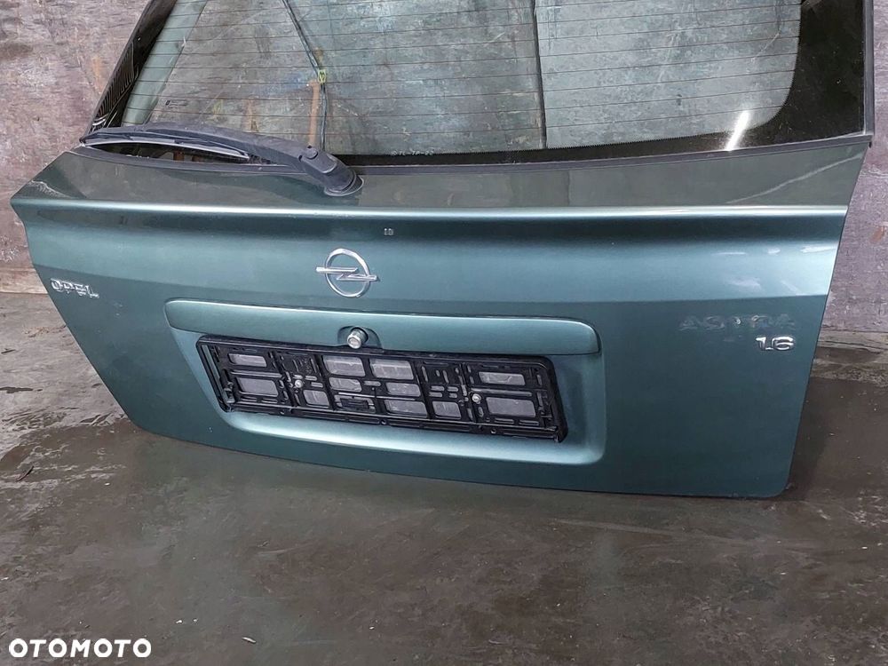 KOMPLETNY TYŁ OPEL ASTRA G KLAPA ZDERZAK LAMPY - 13