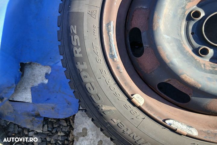 Jante tabla cu anvelope 16 - set 185/60 R15 ET27 185/60 R15 ET27 Citr - 5