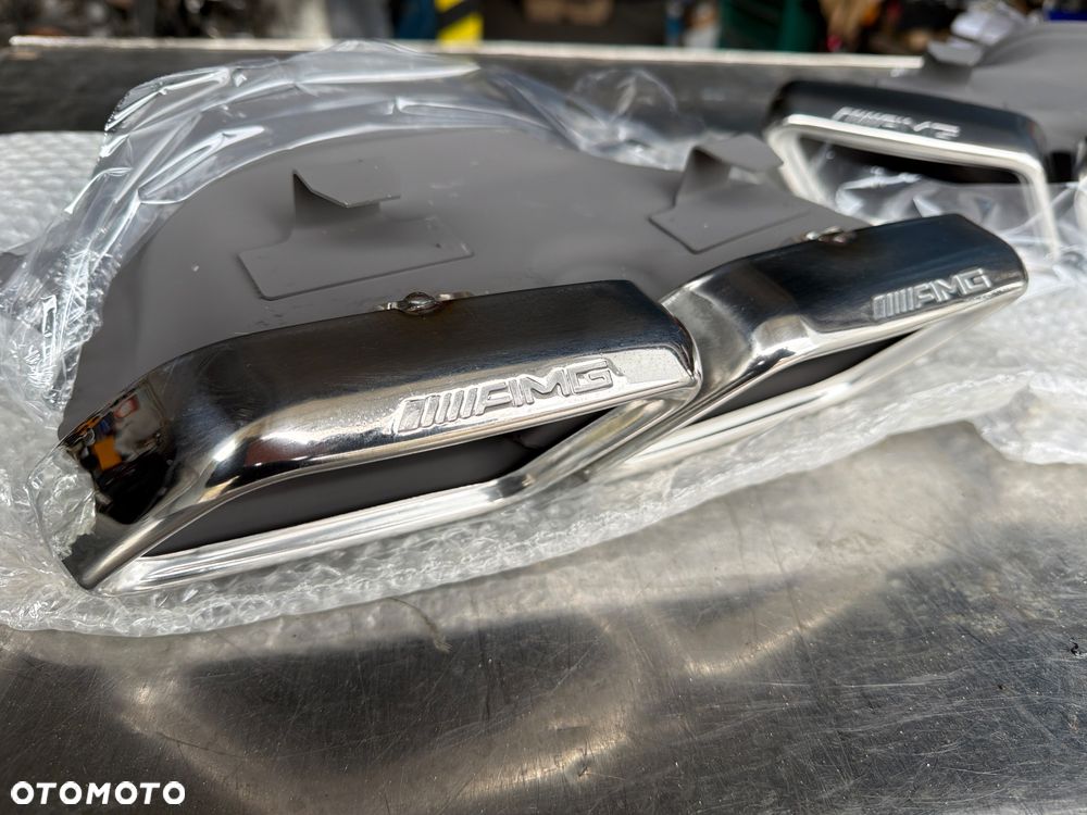 Mercedes s63 AMG  koncówka wydechu NOWA CHROM c217  s222 gls gle c63 - 2