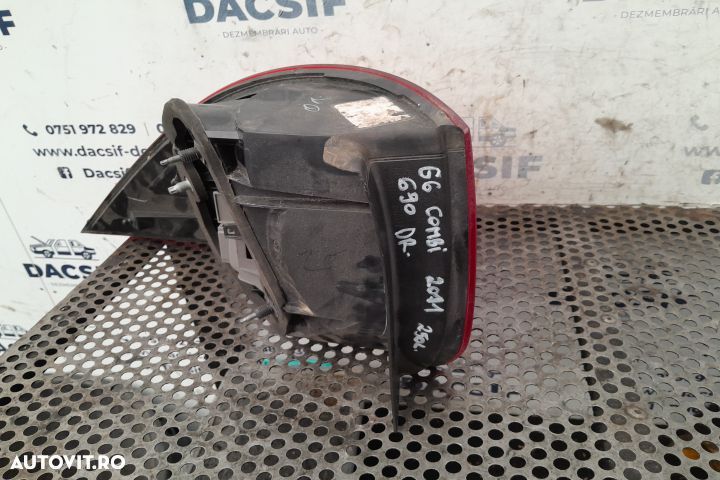 Lampa stop dreapta pe aripa COMBI Volkswagen VW Golf 6 [2008 - 2015] - 1