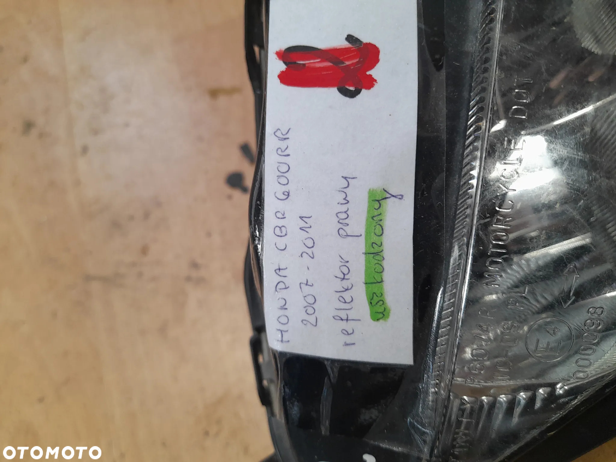 Honda CBR 600 RR 2007 - 2011 reflektor przód lampa przednia uszkodzona - 3