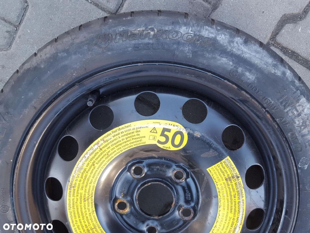 AUDI A3 8P VW GOLF VI 6 V 5 EOS SEAT LEON II ALTEA KOŁO DOJAZDOWE 16 5X112 - 4