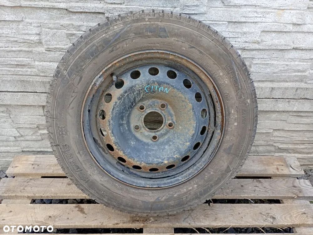 felga stalowa opona michelin 195/65r15 koło zapasowe renault kangoo ii iii citan w415 - 1