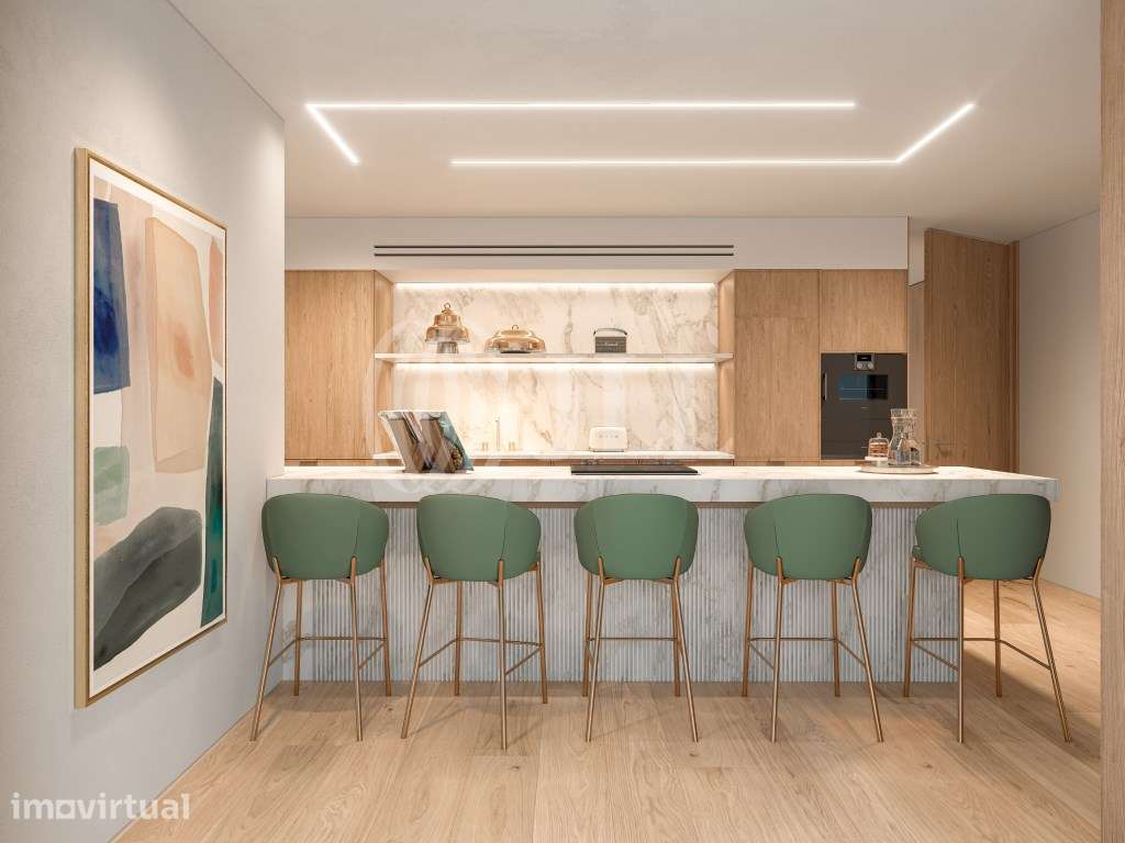 Apartamento T4+1, novo, no Melo e Sousa 670, no Estoril, Cascais. - Grande imagem: 5/46