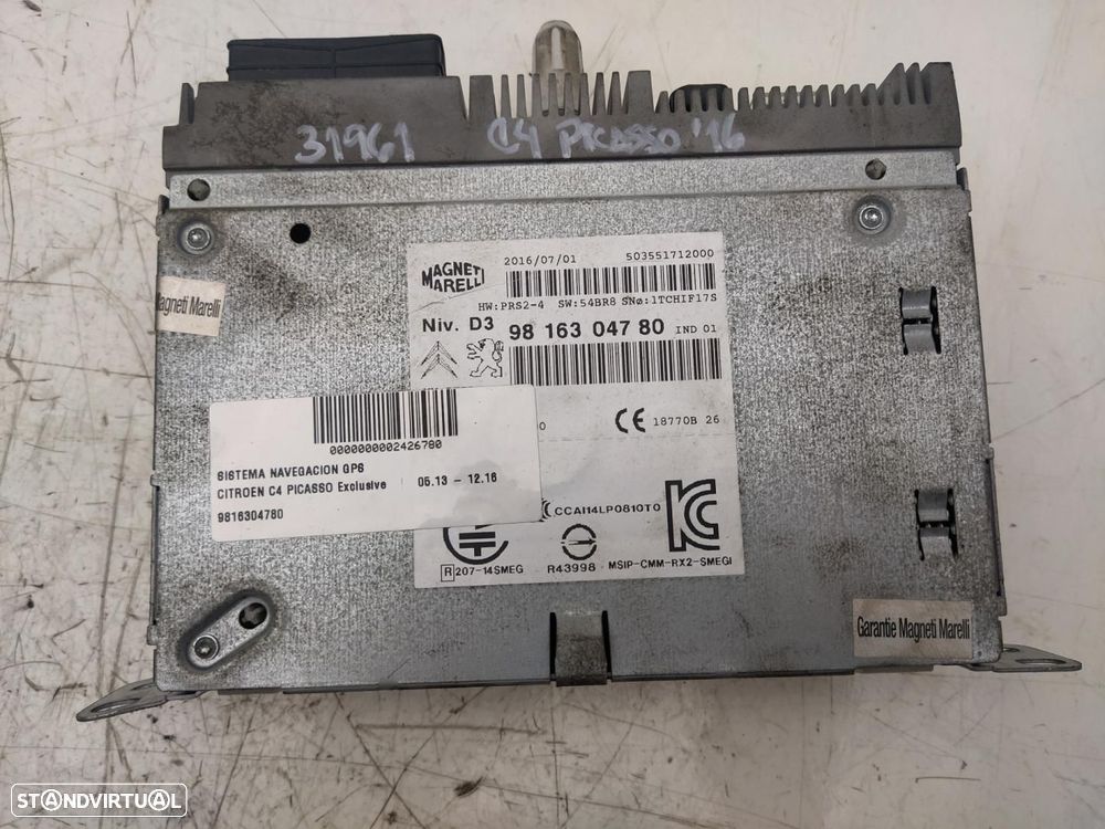 SISTEMA NAVEGAÇÃO GPS CITROEN GRAND C4 PICASSOSPACETOURER - 1