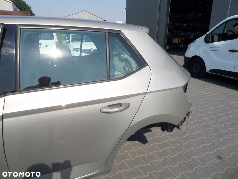 skoda fabia iii 3 hb drzwi tylne lewe tył w kolor lf8h - 4