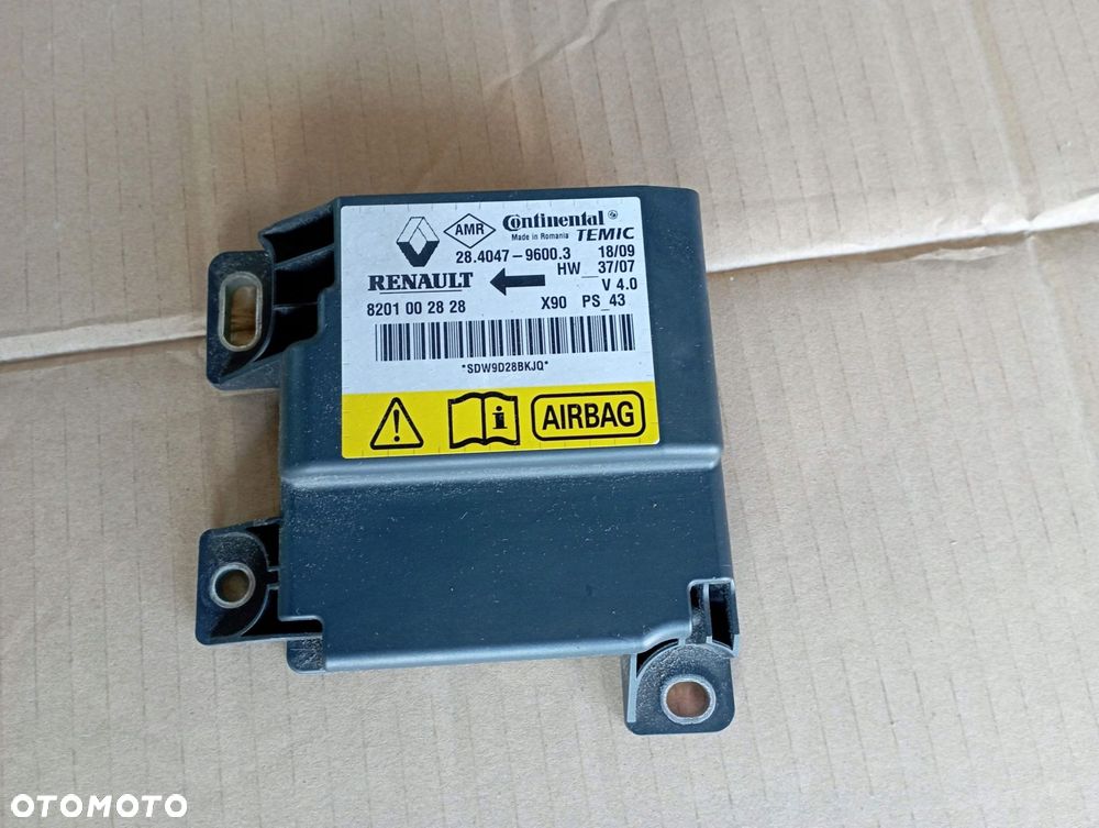 DACIA SANDERO I PODUSZKI AIRBAG SENSOR 8201002828 8200823307 8200785067 - 2