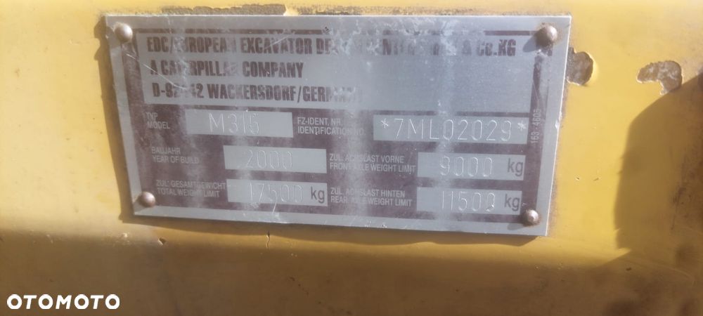 Caterpillar M 315 - 26