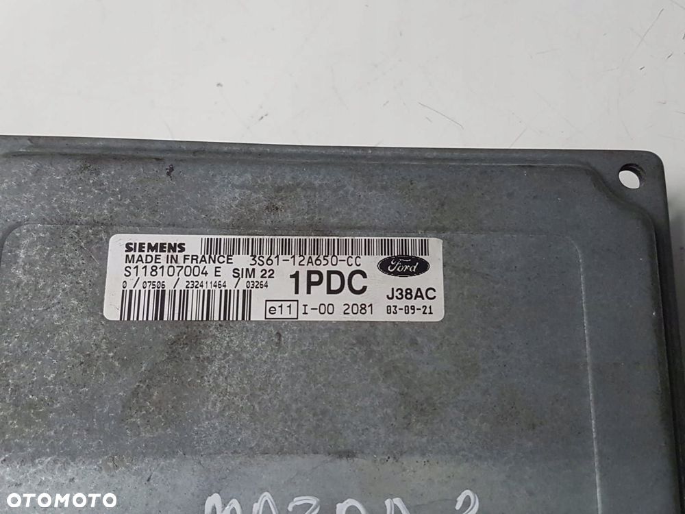 MAZDA 2 FIESTA KOMPUTER 3S61-12A650-CC S118107004E - 6