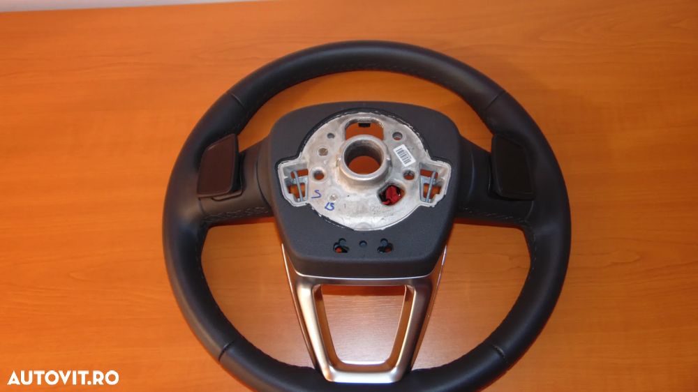 Volan cu padele din  piele Audi Q5,SQ5, an 2021-2024,cod 80A419091CM - 3
