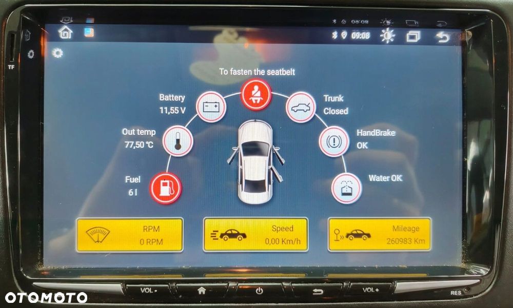 vw t5 lift radio samochodowe radioodtwarzacz android gps nawigacja - 2