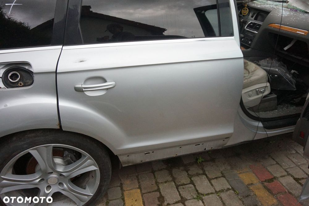 DRZWI TYLNE PRAWE Q7 4L LIFT LX7W  SREBRNY AUDI 2009-2015 - 4