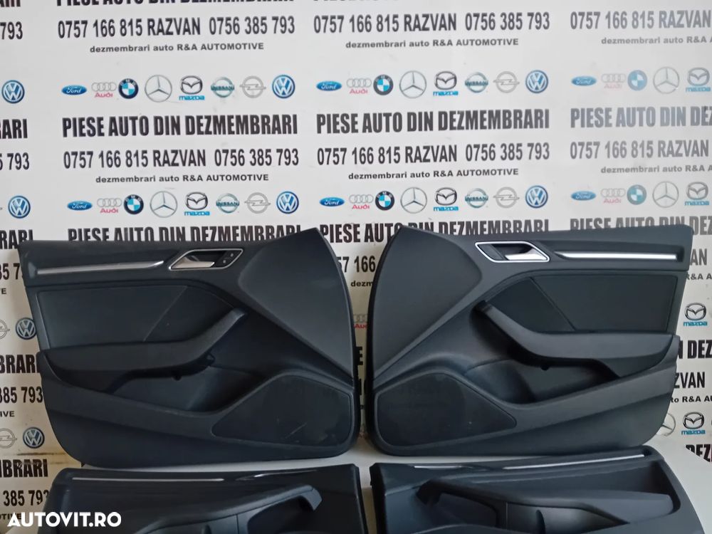 Fete Fata Tapiterie Usa Fata Spate Audi A3 8V Din Piele Volan Stanga An 2013-2020 - 6