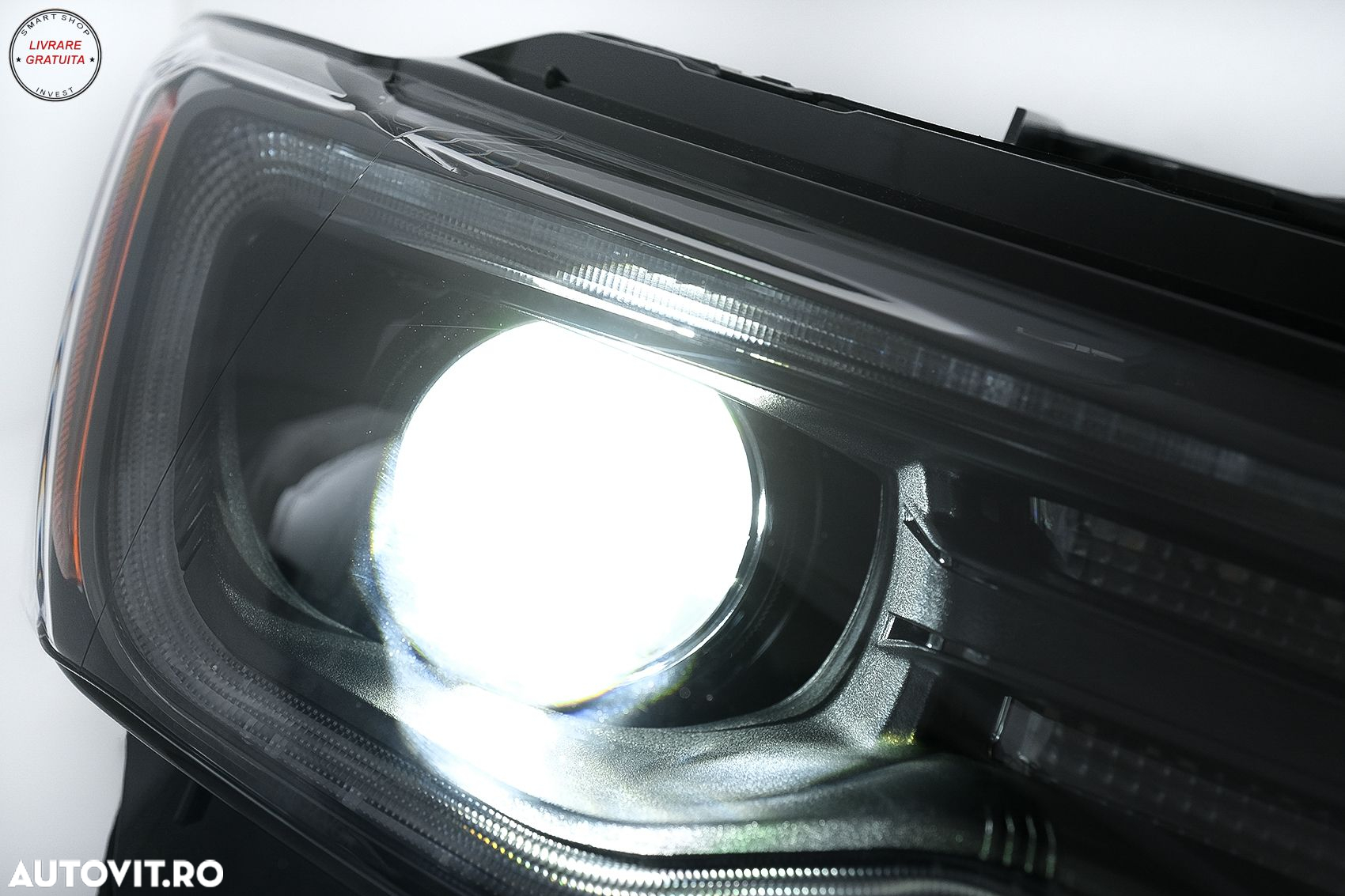 Faruri LED Jeep Grand Cherokee IV WK2 Facelift (2014-2020) Semnal Dinamic- livrare gratuita - 10