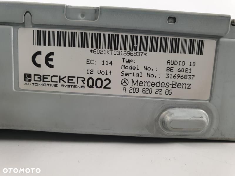 RADIO CD MERCEDES W203 A2038202286 - 5