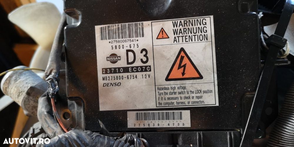 Motor Nissan Navara YD25 2.5 dci euro 4 cutie viteze injectoare calculator turbo pompa injectie - 6