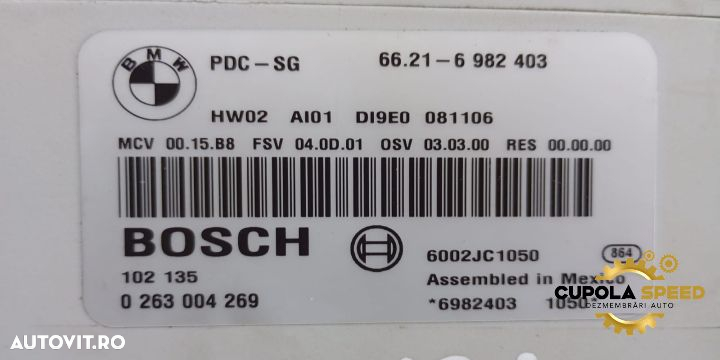 Modul senzori parcare 6982403 BMW X1 E84 [2009 - 2012] - 2