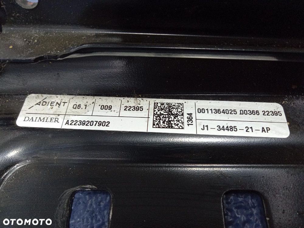 MERCEDES S KLASA W223 STELAŻ SIEDZISKA FOTEL TYŁ LEWEGO A2239207902 - 6