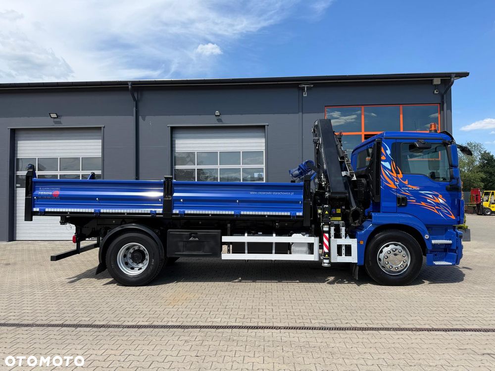 MAN TGM TGL TGS 18.250 // E6 // wywrotka + HDS HMF z pilotem // 4x2 // budowlanka // kiper wywrot żuraw dzwig kran crane - 24