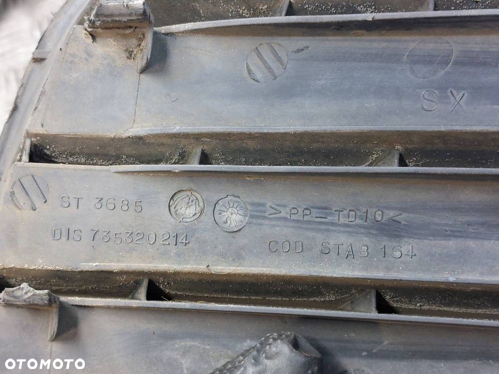 KRATKA ZDERZAKA PRZÓD KOMPLET FIAT PUNTO II LIFT 735320216 735320214 - 6