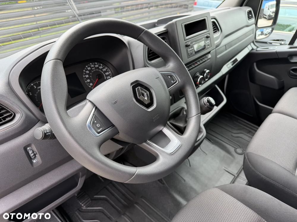 Renault MASTER L3H2 MAXI MOCNY SILNIK 2.3DCI Rozrząd na ŁAŃCUCHU, Pełna zabudowa paki, Zawiasy drzwi tył 180' DMC3.5t Duża ładowność 1302Kg, Homologacja VAT-1, Parktroniki, Minibar, Stolik EasyLife, Lustro WideView, Oświetlenie LED, Tempomat, Halogeny, Pakiet Chrom Design, Szare wnętrze, SERWIS ASO RENAULT!! - 6