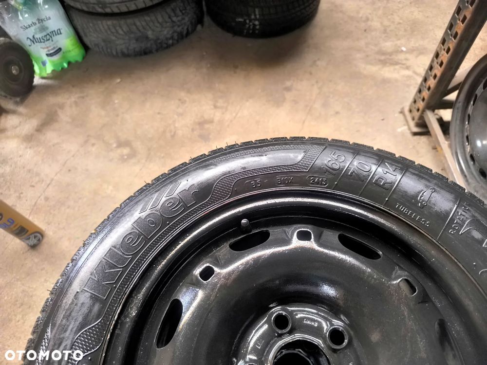 5x100 Felgi Stalowe Stal 14 Koła Zimowe Zima SKODA FABIA PRAKTIK ROOMSTER RAPID SEAT IBIZA CORDOBA TOLEDO IV 4 VW FOX POLO Legnica ALU-RAD 165/70 5mm - 5