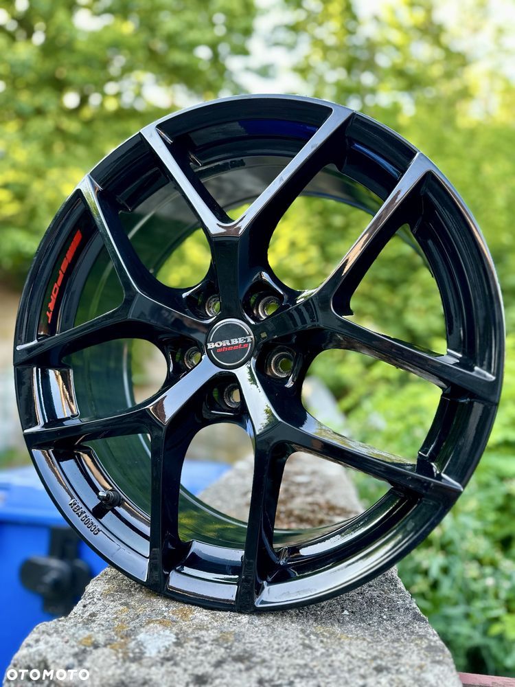 Borbet Y alufelgi 19 cali 5x112 ET44 VW Skoda Seat Stan bardzo dobry!! - 1