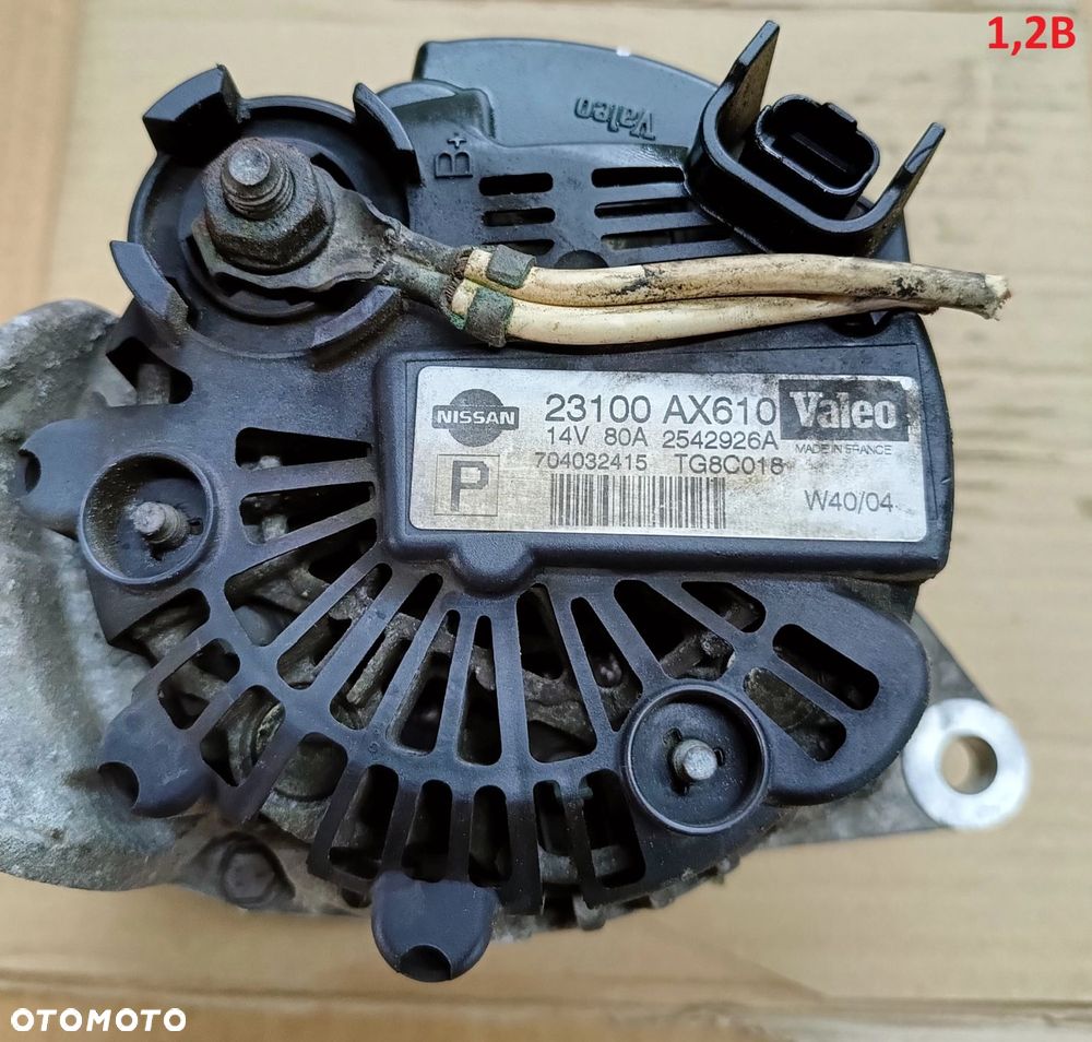 Micra K12 alternator 1,2 16V benzyna Nissan - 2