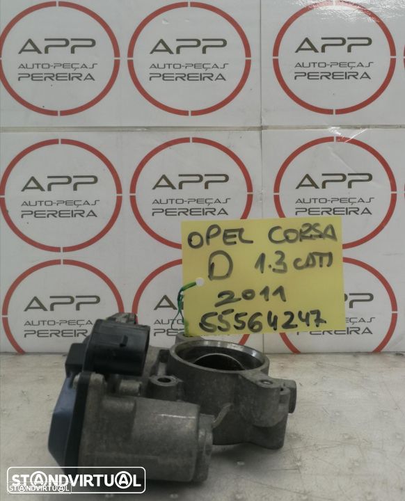 Borboleta de admissão Opel Corsa D 1.3 CDTI de 2011, ref 55564247 - 1