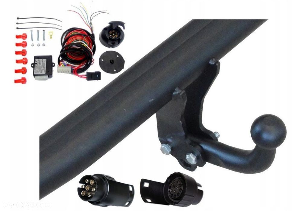 Nowy Kompletny Hak Holowniczy+ Kula + Moduł z Wiązką Uniwersalną + Gniazdo elektr. BEZ CIĘCIA ZDERZAKA do Kia Sportage 3 III + Hyundai IX35 Suv Od 2010 do 2015 GRATIS ADAPTER 7/13 - 4