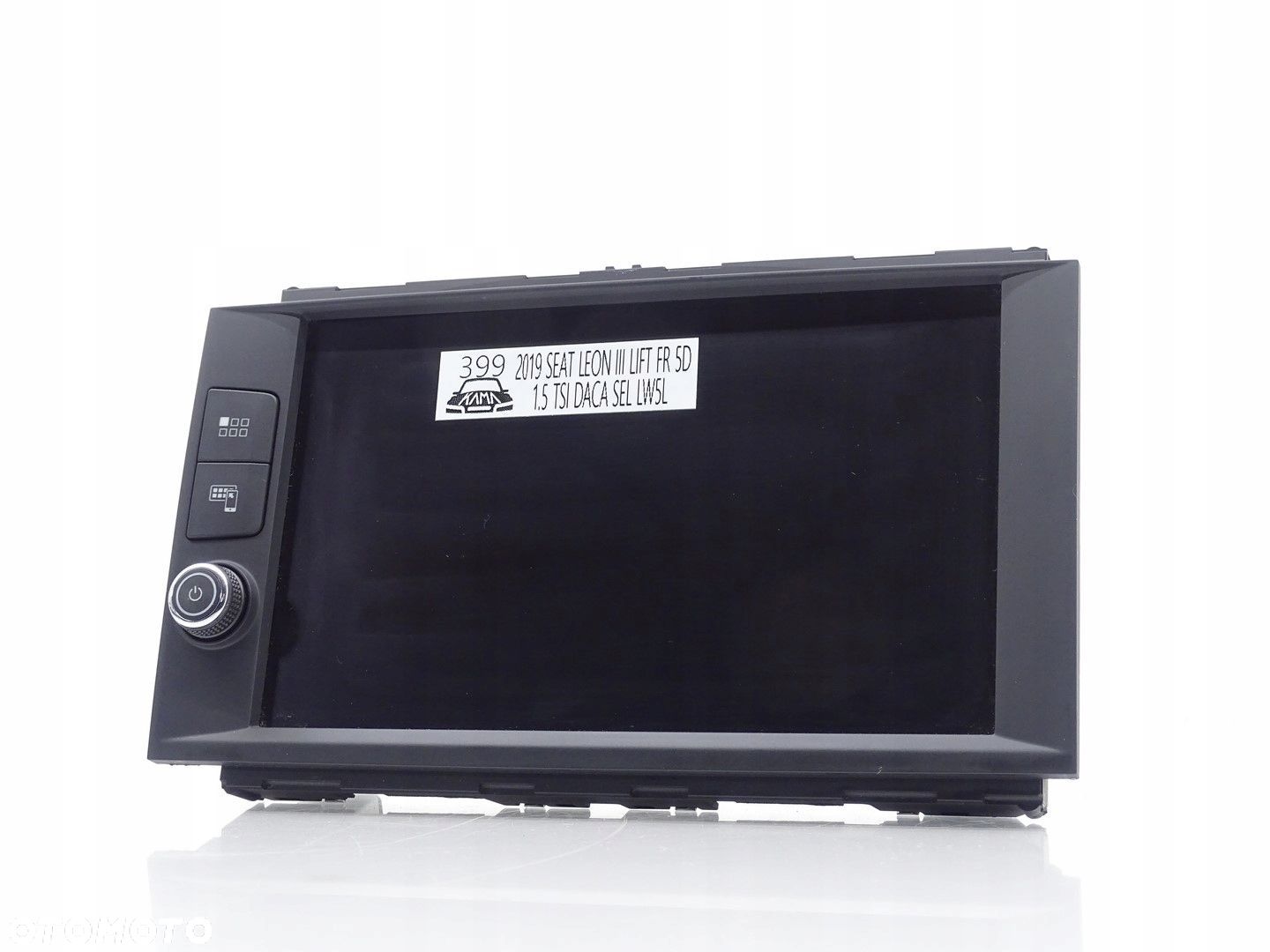 EKRAN MONITOR WYŚWIETLACZ LCD MMI NAVI NAWIGACJI SEAT LEON III 5F 5F0919606 - 1
