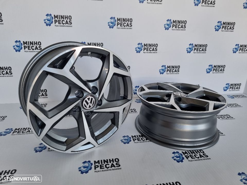 Jantes Vw Polo R-Line em 15 (5x100) GunMetal - 5