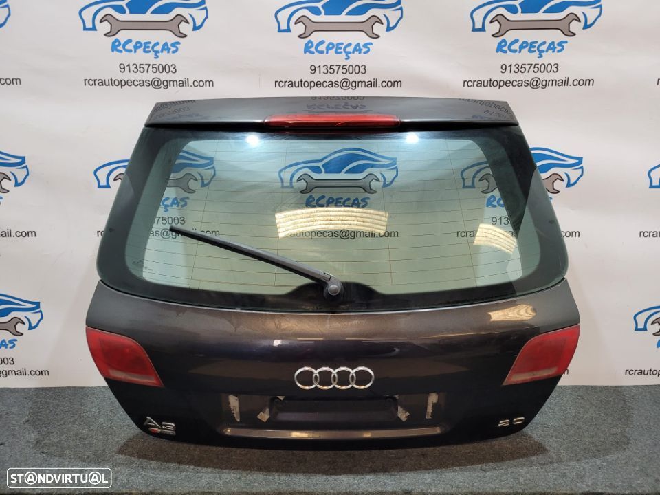 PORTA TAMPA MALA AUDI A3 8P SPORTBACK FECHO PUXADOR MOTOR VIDRO 3º STOP SPOILER AILERON - 1