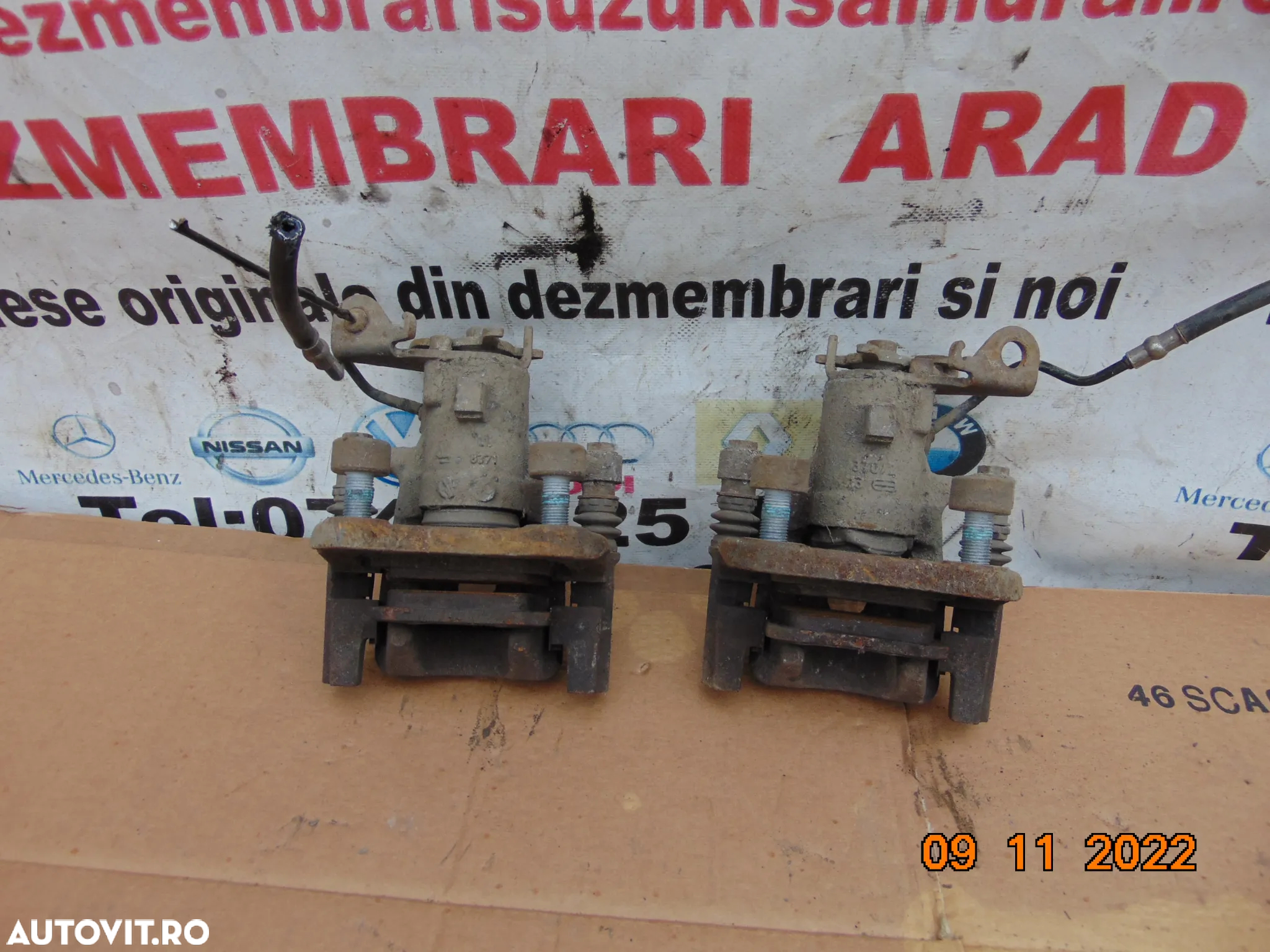 Etrier spate Renault megane 3 an 2008-2015 Scenic 3 etrieri spate stanga dreapta dezmembrez - 2