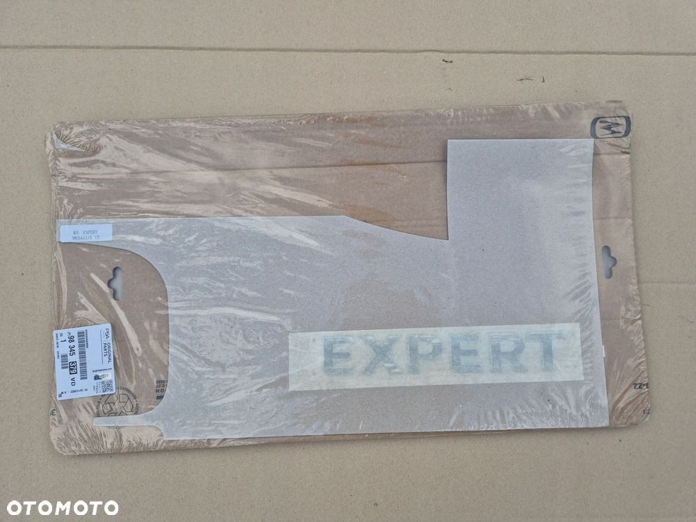 Peugeot Expert znaczek tył.Napis.Emblemat.Nowy.06- - 2