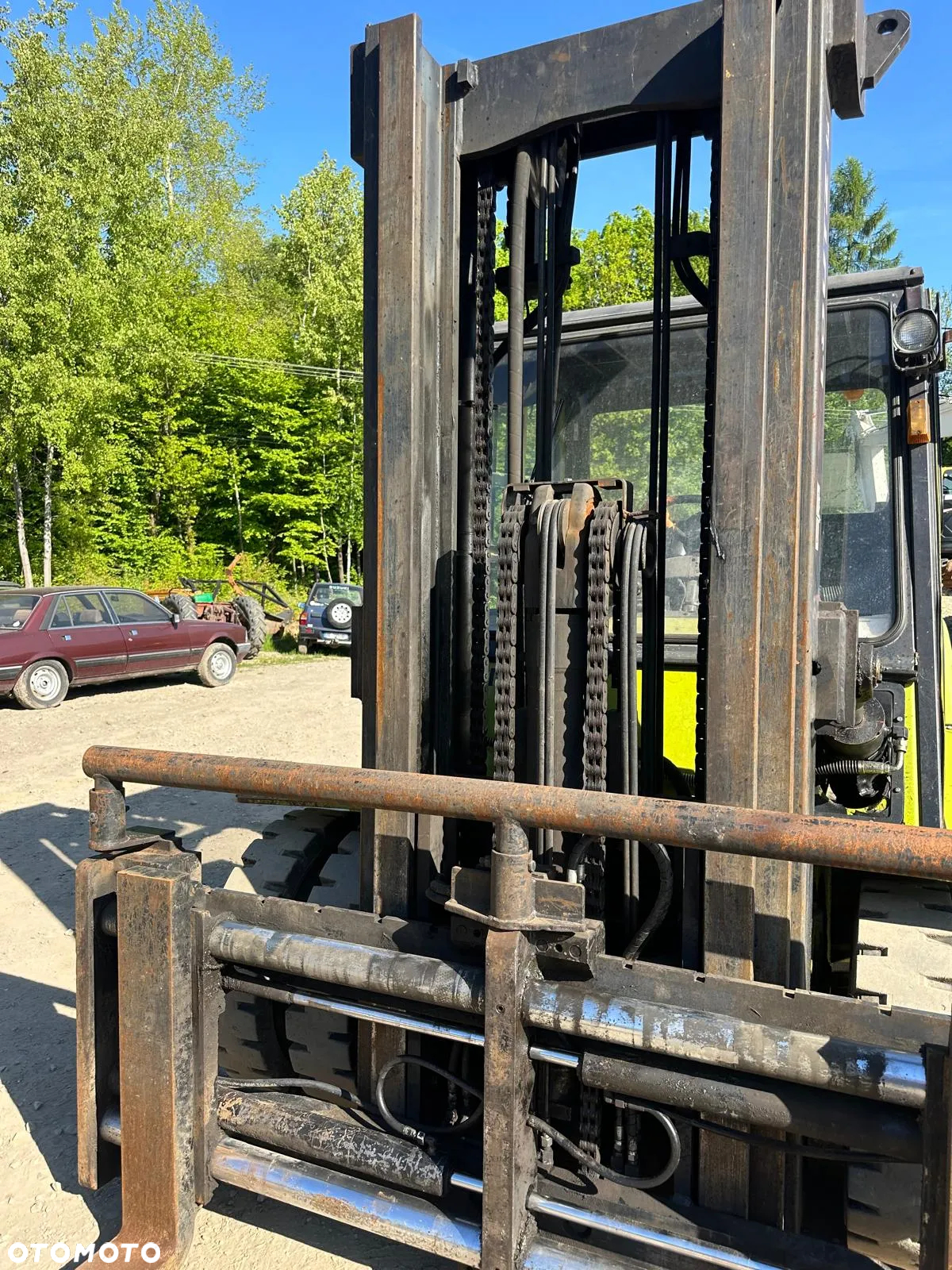 Clark Wózek Widłowy Widlak CLARK Diesel TDL Przesuw Boczny Udźwig 6 Ton - 4