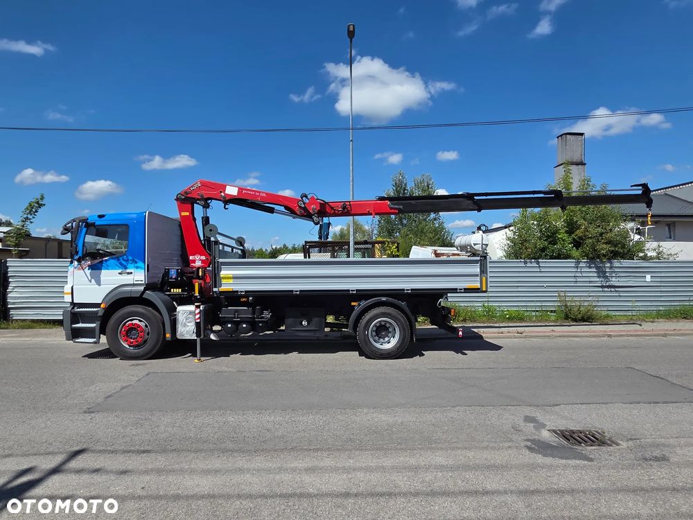 Mercedes-Benz AXOR 1824 // HDS HMF 1420-K3 3 WYSUWY + PILOT // NOWY KIPER // ŻURAW DŹWIG CRANE KRAN - 12
