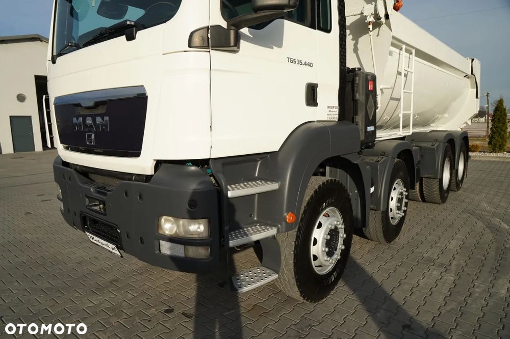 MAN TGS 35.440 / 8X4 / WYWROTKA TYLNOZSYPOWA / HYDROKLAPA / MANUAL  / EURO 5 - 15
