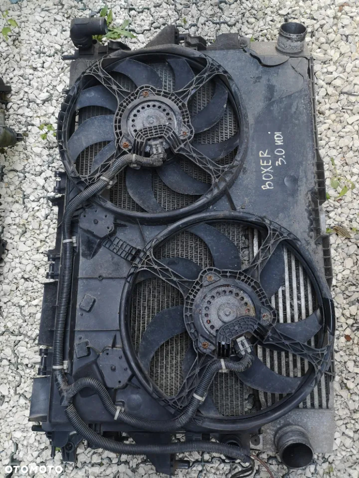 Chłodnica, Wentylatory, Intercooler, Ducato 2.3JTD , Boxer 3.0HDI, Jumper, 2006r wzwyż - 4