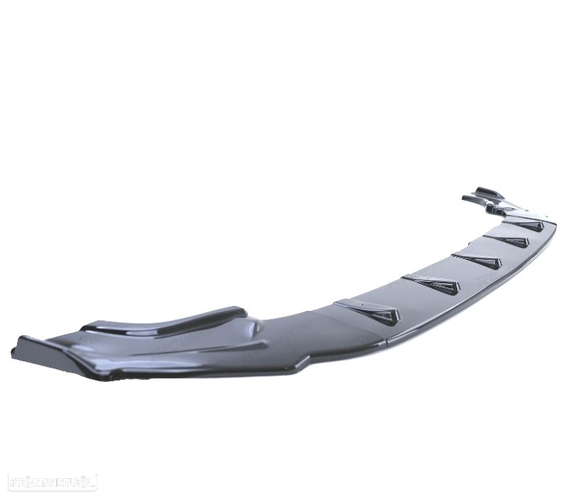 SPOILER LIP FRONTAL VOLKSWAGEN VW GOLF 7 13-20 LOOK GTI PRETO BRILHANTE - 4