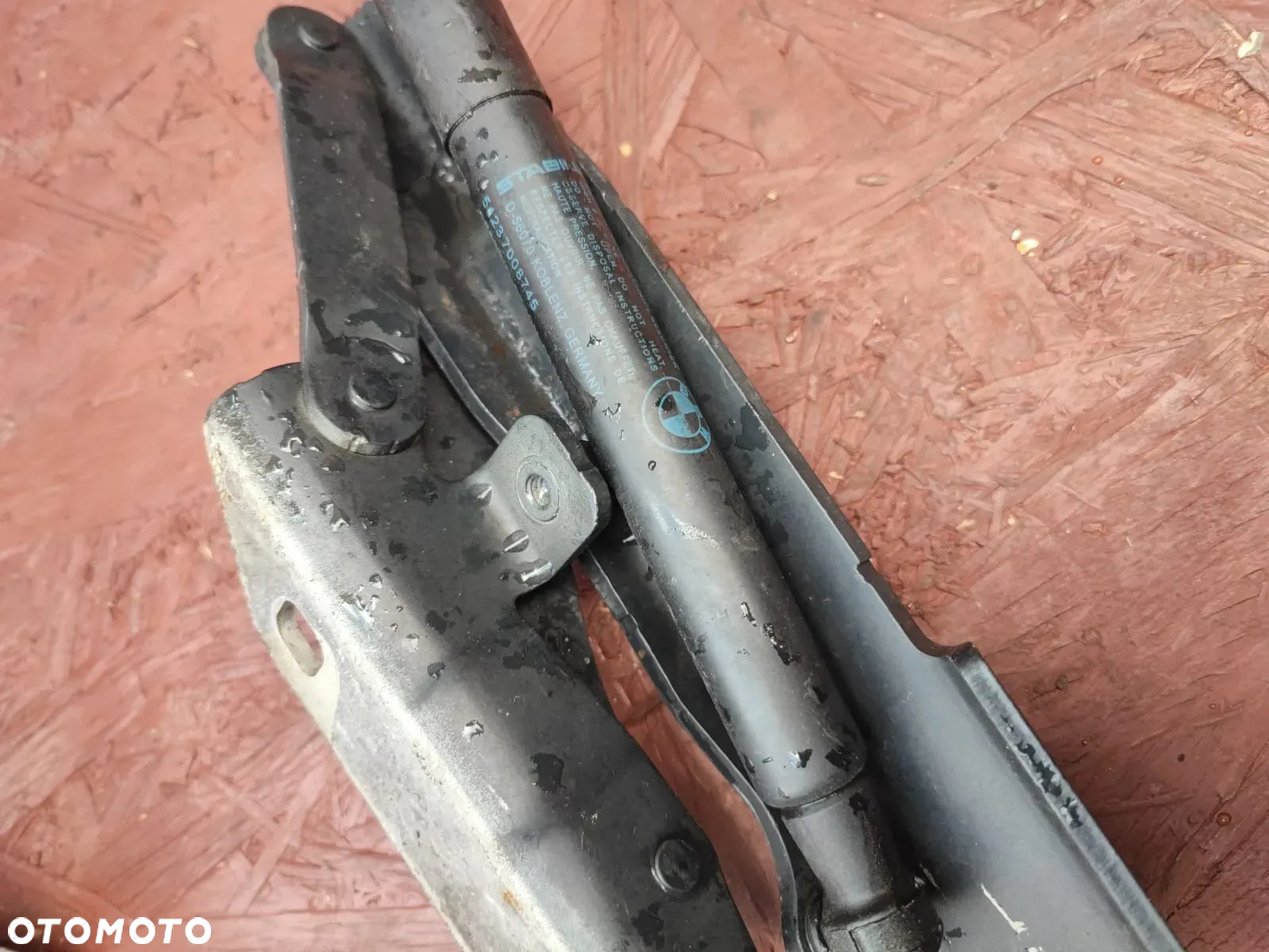 BMW E60 / E60 LCI / E61 / E61 LCI / . ORYGINALNE ZAWIASY MASKI LEWY / PRAWY + SIŁOWNIKI MASKI. O NR: 7 120 275 / 7 120 276 / 7 111 407 / 7 111 408. OEM. SPRAWNE W 100%. - 6