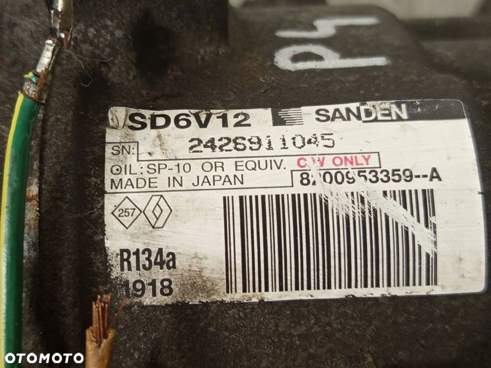 Sprężarka klimatyzacji Renault Kangoo II Nissan Juke 1.5 DCI 8200953359A - 5