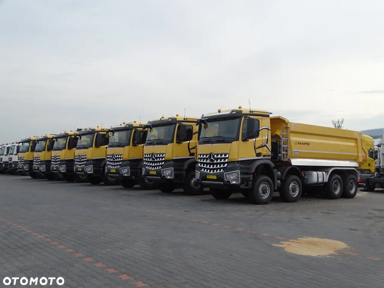 Mercedes-Benz AROCS 4145 / 8x8 / WYWROTKA TYLNOZSYPOWA / KH KIPPER  / EURO 6 - 7