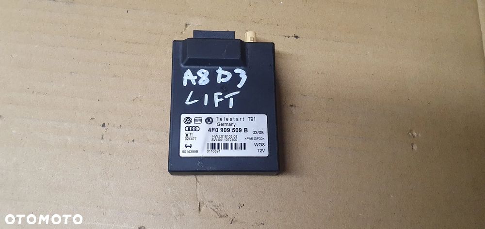 Moduł sterownik webasto Audi A8 D3 4F0909509B - 1
